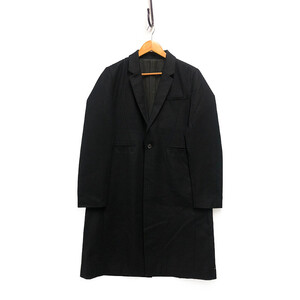 UNDERCOVER アンダーカバー 18AW 品番 UCV4308-3 ウール フラノ チェスターコート ブラック サイズ3 正規品 / 32835