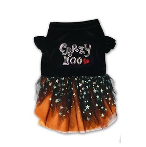 新品★ペット服★CRAZYBOO★キラキラハロウィンワンピース★XLサイズ★胴回り45~47ｃｍ★犬服★24