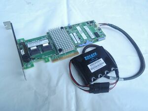 IBM ServeRAID M5110 (LSI MegaRAID OEM) SAS/SATA Raid-6 Controller Cachevault/Capacitor/SafeStore/Cache Offlod付 動作画面有 