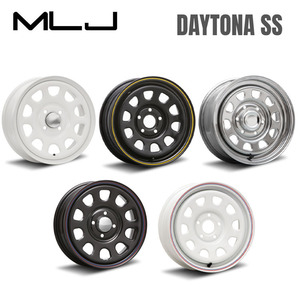 送料無料 MLJ DAYTONA SS 6.5J-16 +45 6H-139.7 (16インチ) 6H139.7 6.5J+45【1本単品 新品】