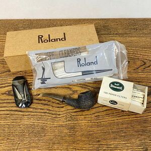 希少 Roland ヴィンテージ Old Briar パイプ党入門 セット クリーナー フィルター タンパー 喫煙具 煙草 ローランド 当時物 昭和レトロ