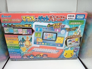 ピカッとアカデミー マウスでゲットパソコン タカラトミー キッズコンピュータ 学習玩具 ポケモン