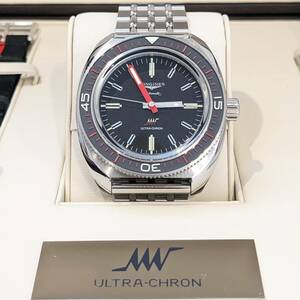 【極美品】ロンジン　ウルトラクロン　復刻版　ボックスエディション　 L2.836.4.52.9　AT　自動巻き　LONGINES　ULTRA　CHRON　MINT