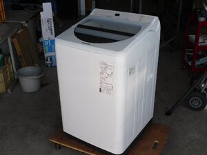 【正常動作品】Panasonic 全自動洗濯機 NA-F8AE7 8kg 「泡洗浄」と「パワフル立体水流」 ビッグサークル投入口で毛布もOK 中古 大型 静か