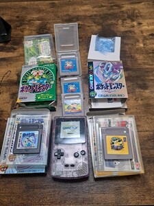 ゲームボーイカラー本体ソフトまとめて