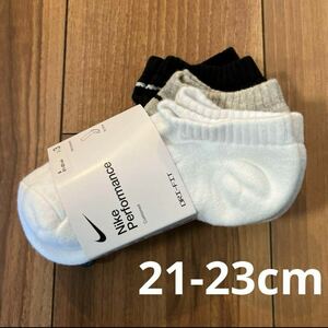 21-23cm ナイキ NIKE くるぶし ソックス 靴下 3足 セット SX4721