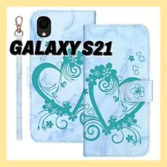 ⭐️匿名配送❣️Galaxy S21 5G 手帳型 ギャラクシー スマホケース 緑