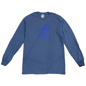 ale (アレ) PANDORA ロング スリーブ Tシャツ (S) INDIGO BLUE a2020FW-PRST | futsal soccer フットサル サッカー インディゴ ブルー 青