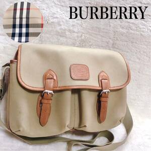 激レア BURBERRY メッセンジャーバッグ ショルダーバッグ ノバチェック バーバリー