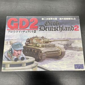 PCゲーム　GD2 グロス・ドイッチュラント2 超大型戦略SLG Windows 98se ジェネラルサポート　未開封　シュリンクダメージ有り