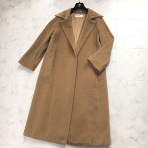 美品　白タグ　MaxMara マックスマーラ　カシミヤ　ラグラン　ロング　コート　送料無料