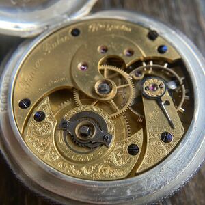 超希少 1871年製 エルジン Elgin 懐中時計 Frances Rubie G23 10サイズ15石