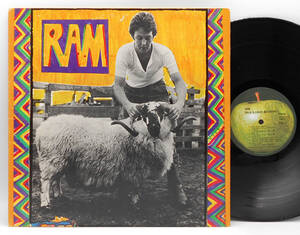 ★US ORIG LP★PAUL AND LINDA McCARTNEY/Ram 1971年 音圧凄 傑作ソロ 米国盤 APPLE SMAS-3375 BEATLES