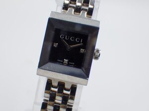 358600【1円スタート】GUCCI グッチ 1249.3827 YA128507 ダイヤ レディース 時計 クオーツ ケース14mm