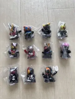 仮面ライダーキッズ フィギュアセット 11体 未開封 箱無し 重複無し