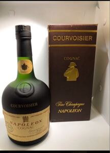 1円スタートナポレオン　 コニャック　クルボワジェ　　 ブランデー 古酒 CAMUS カミュ COGNAC 1円〜 NAPOLEON COURVOISIER 箱付