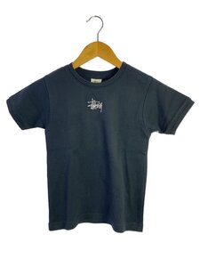 STUSSY◆Tシャツ/L/コットン/BLK/OLD/ワンポイント/ロゴ刺繍