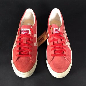 ER1222-18-3 Onitsuka Tiger シューズ 靴 オニツカタイガー スポーツシューズ 28cm スレ有 レッド 赤 アシックス 80サイズ