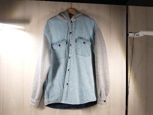 Supreme シュプリーム 2022AW Freece Hooded Denim Shirt 表記サイズXL ブルゾン メンズ シュプリーム