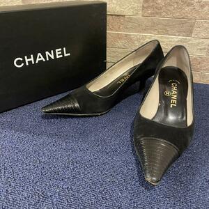 箱付き CHANEL シャネル パンプス ヒール レディース 靴 ココマーク