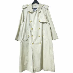 ■激レア■90s BURBERRY 薄手 トレンチコート ML相当 バーバリー ステンカラー コート バルマカーン ビンテージ