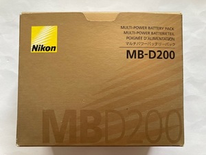 開封済み未使用　Nikon マルチパワーバッテリーパック MB-D200　送料無料