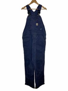 Carhartt◆オーバーオール/38/コットン/NVY/FRR45DNY