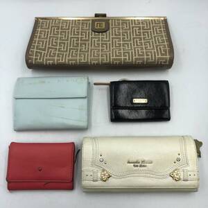 【おまとめ品】　Samantha Thavasa　kate spade　FURLA　pierre balmain　長財布　二つ折り財布　小銭入れ　中古