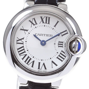 カルティエ CARTIER W69018Z4 バロンブルー SM クォーツ レディース _863250