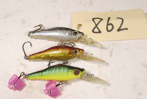 メガバス　MEGABASS　スモルト　SMOLT　３個　セット　８６２