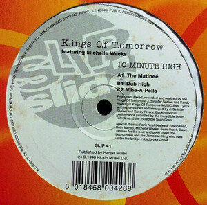 英12 Kings Of Tomorrow, Michelle Weeks 10 Minute High SLIP41 Slip n Slide /00250