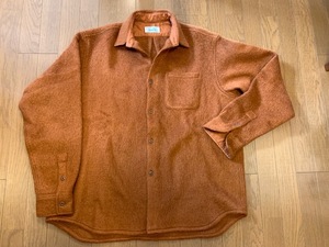 Hombre Nino／オンブレニーニョ・ウール シャツJK／XL・中古美品／ヘクティク・ユナイテッドアローズ