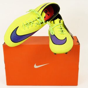 未使用品 NIKE ナイキ HYPERVENOM PHATAL ハイパーヴェノム ファタル HG-E イエロー27cm◆サッカーシューズ サッカースパイク [F7521]