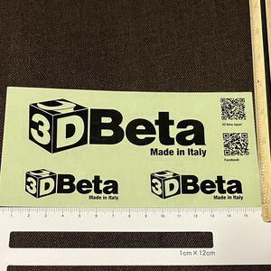 3D Beta ステッカー モーターサイクルショー 非売品 バイクステッカー 正規品