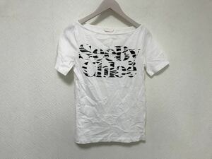 本物シーバイクロエseebyChloeコットンブランドロゴ半袖Tシャツレディース白ホワイトXSポルトガル製