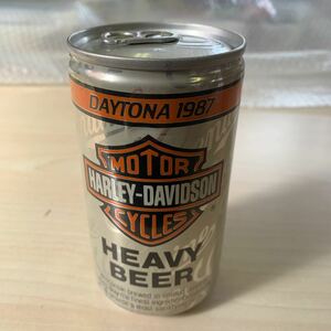 【希少】Harley-Davidson HEAVY BEER DAYTONA 1987 レトロ 缶ビール 355L ハーレーダビッドソン ハーレー 長期保管品