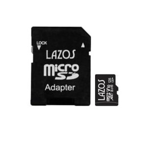 新品 LAZOS マイクロSDカード SDXC 128GB 高耐久 U3 100MB/s