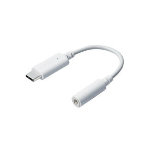 エレコム 音声変換ケーブル/USB Type-C to 3.5mmステレオミニ端子/DAC搭載/ホワイト MPA-C35DWH /l