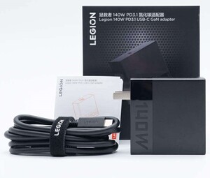 新品 レノボ LENOVO LEGION 140W PD3.1 USB-C GaNアダプター AC アダプター 送料無料 東京発送