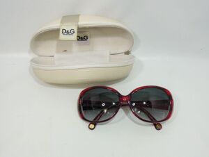 D&G ドルチェアンドガッバーナ レディースサングラス D&G3056 767/8G 60 16 135 セルフレーム 純正ケース付き ドルガバ 0108