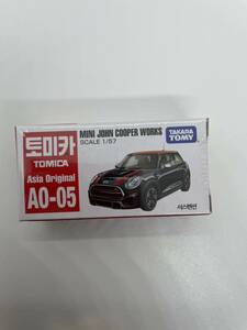 【アジア限定】トミカ AO-05 MINI JOHN COOPER WORKS　ミニジョンクーパーワークス 韓国語パッケージ　韓国