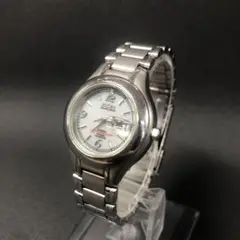 D206　エルジン ELGIN　FK-1302-C　ソーラー ホワイト　腕時計