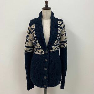 Abercrombie & Fitch Cowichan Sweater アバクロンビー アンド フィッチ ショールカラー カウチン セーター アバクロ ニット SIZE XS 611