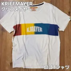 クリフメイヤー ロゴ Tシャツ KRIFFMAYER アウトドア 半袖 白 XL