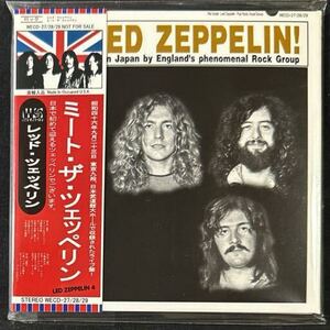 3CD！LED ZEPPELIN / レッド・ツェッペリン / MEET THE LED ZEPPELIN / BUDOKAN, 23rd September 1971 / WENDY / WECD-27/28/29