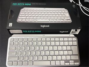 ロジクール ワイヤレス キーボード MX KEYS mini ペイルグレー 型番:KX700PG