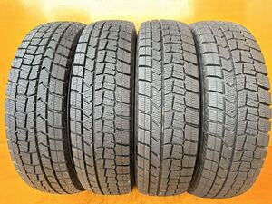 森商会 冬No. 044佐賀発 送料無料! 4本set 165/70R14 81Q WINTER MAXX WM02 STUDLESS 2022 新品近い スタッドレス DUNLOP ダンロップ