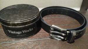 DH5669 【VINTAGE WORKS】 COW LEATHER BELT 【ヴィンテージワークス】 牛革ベルト