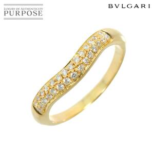 ブルガリ BVLGARI コロナ 14号 リング ダイヤ K18 YG イエローゴールド 750 指輪 Diamond Ring 90230998