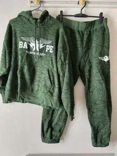 A BATHING APE エイプ　パーカー　セットアップ　メンズ